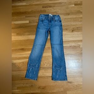 Abercrombie Kids Bow Flare Jeans -size 13/14